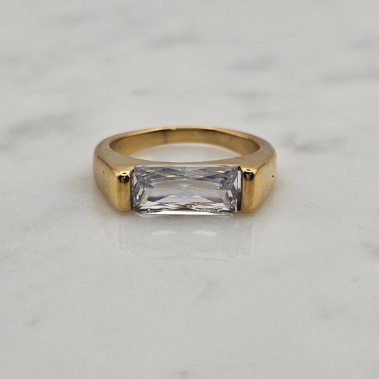 CZ Statement Ring