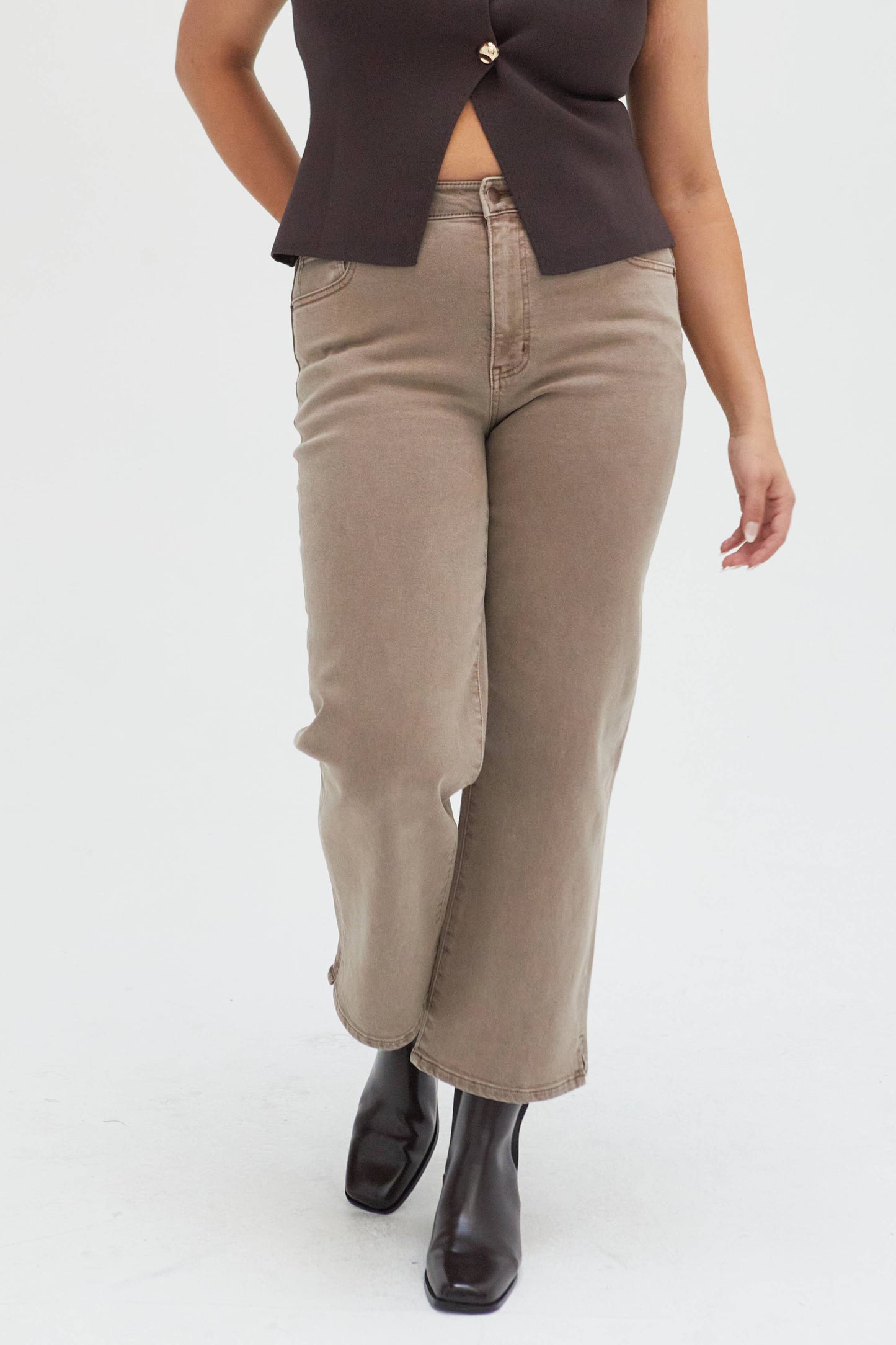 Addington Ankle Crop Mid Rise