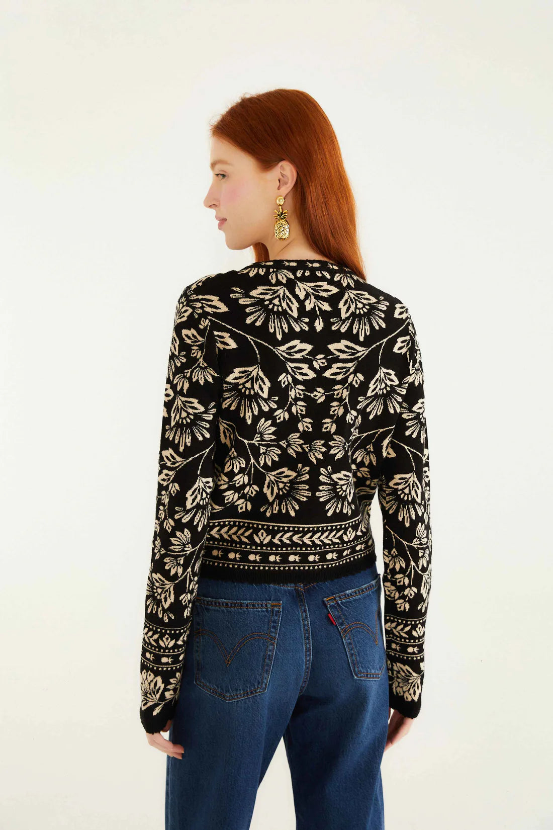 Flower Bloom Knit Cardigan