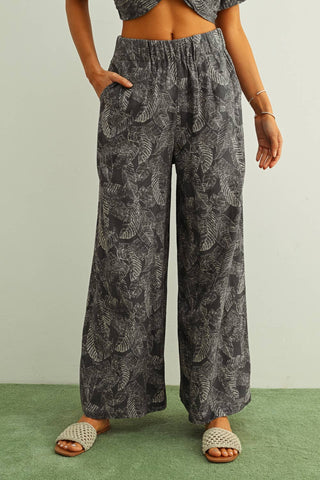 Callie Faded Leaf Pants