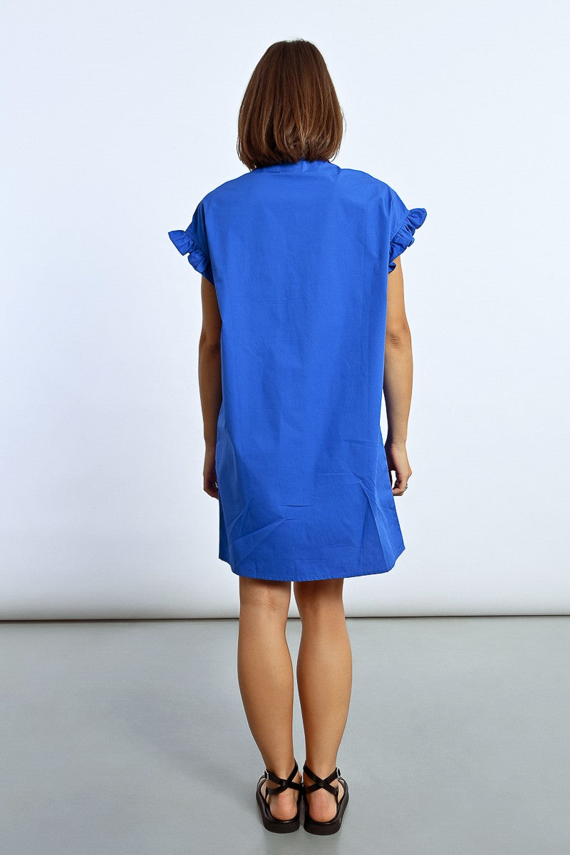 Gathered Shirt Dress