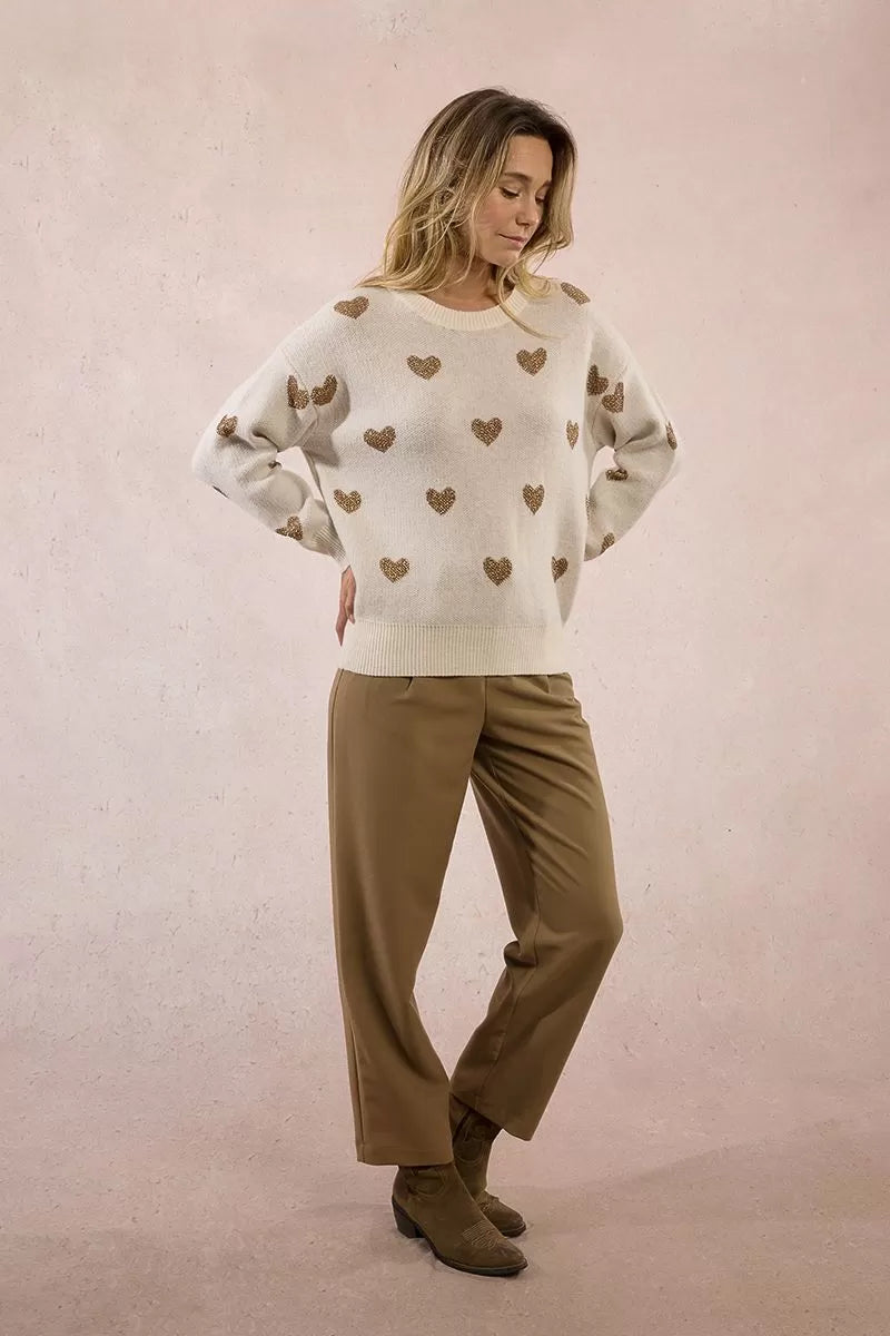 Faye Heart Sweater