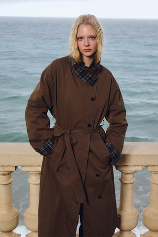 Kyla Woven Trench