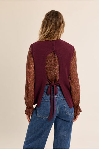 Juniper Knitted Sleeveless Sweater