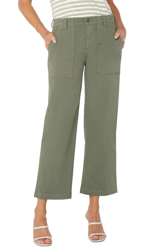 Cargo Crop Wide Leg 26” Inseam