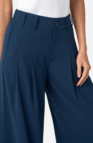 Hr Pleated Wide Leg Trouser