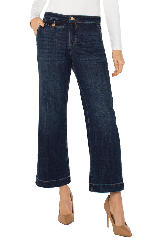 Stride Wide Leg with Trouser Details