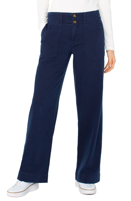 Utility Patch Pocket Wide Leg